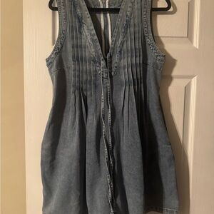 Denim Sleeveless romper